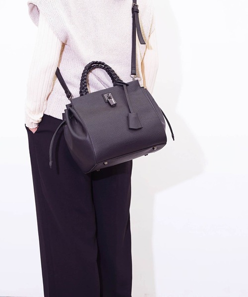 SMIR NASLI（サミールナスリ）の「ＢＵＢＢＬＥＳ　ドローストリング２ＷＡＹトートバッグ（トートバッグ・レディース・ブラック/オフホワイト/ライトグリーン/ボルドー/グレー系その他・9）」の3枚目の写真