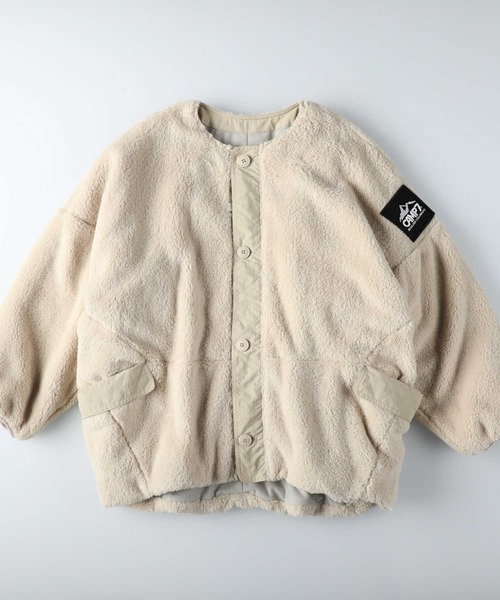 CAMP7(キャンプセブン)の「【CAMP7】切り替えボアブルゾン(その他アウター・レディース・ホワイト/ベージュ/ダークグレー・L)」の21枚目の写真