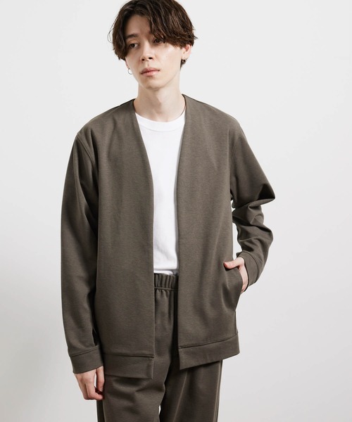 JUNRED（ジュンレッド）の「ルームカーディガン（カーディガン/ボレロ・メンズ・チャコールグレー/ネイビー/カーキ・LL/M/L）」の3枚目の写真