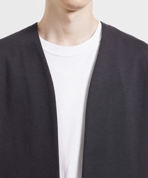 JUNRED（ジュンレッド）の「ルームカーディガン（カーディガン/ボレロ・メンズ・チャコールグレー/ネイビー/カーキ・LL/M/L）」の7枚目の写真