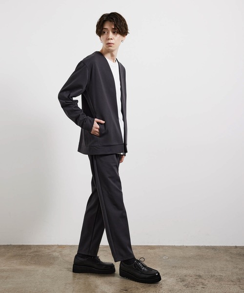 JUNRED（ジュンレッド）の「ルームカーディガン（カーディガン/ボレロ・メンズ・チャコールグレー/ネイビー/カーキ・LL/M/L）」の6枚目の写真