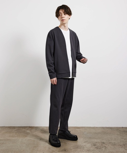 JUNRED（ジュンレッド）の「ルームカーディガン（カーディガン/ボレロ・メンズ・チャコールグレー/ネイビー/カーキ・LL/M/L）」の8枚目の写真