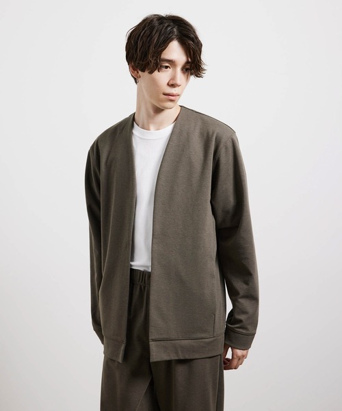 JUNRED（ジュンレッド）の「ルームカーディガン（カーディガン/ボレロ・メンズ・チャコールグレー/ネイビー/カーキ・LL/M/L）」の12枚目の写真