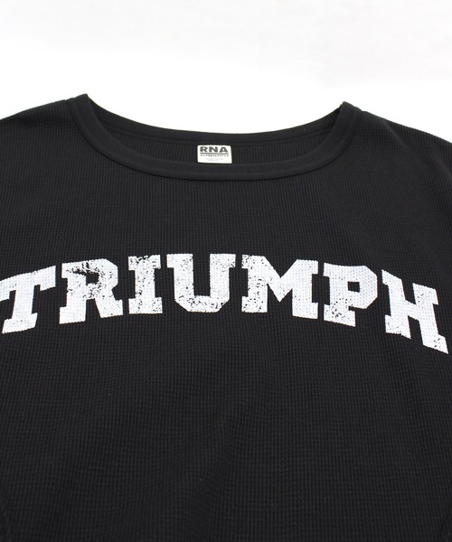 RNA（アールエヌエー）の「M1712 フリルデコワッフルワンピース（チュニック・レディース・ブラック/ブルー/キナリ・MEDIUM）」の16枚目の写真