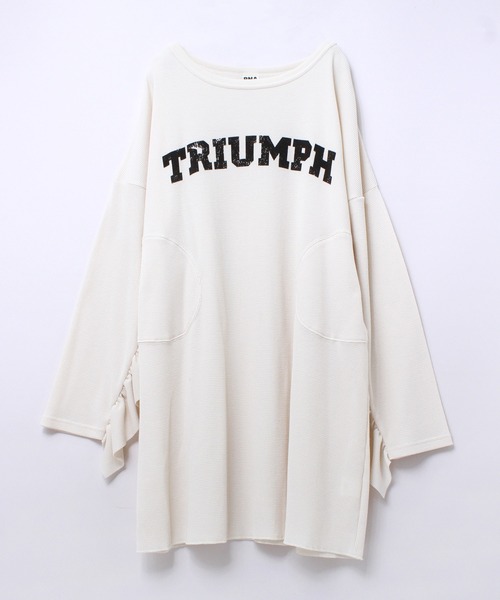 RNA（アールエヌエー）の「M1712 フリルデコワッフルワンピース（チュニック・レディース・ブラック/ブルー/キナリ・MEDIUM）」の8枚目の写真