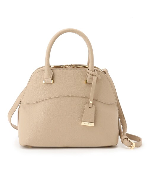 UNTITLED（アンタイトル）の「◆あおりポケットボストン（ボストンバッグ・レディース・ブラック/ライトベージュ・00）」の8枚目の写真