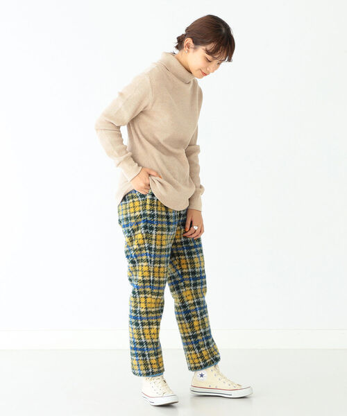 BEAMS BOY（ビームスボーイ）の「BEAMS BOY / ヘビー サーマル タートルネック（Tシャツ/カットソー・レディース・ブラック/ベージュ/オフホワイト・ONE SIZE）」の5枚目の写真