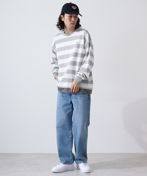 FILA HERITAGE(フィラヘリテージ)の「FILA ラガーボーダー 長袖シャツ(Tシャツ/カットソー・メンズ・ホワイト・M/L/XL)」の15枚目の写真