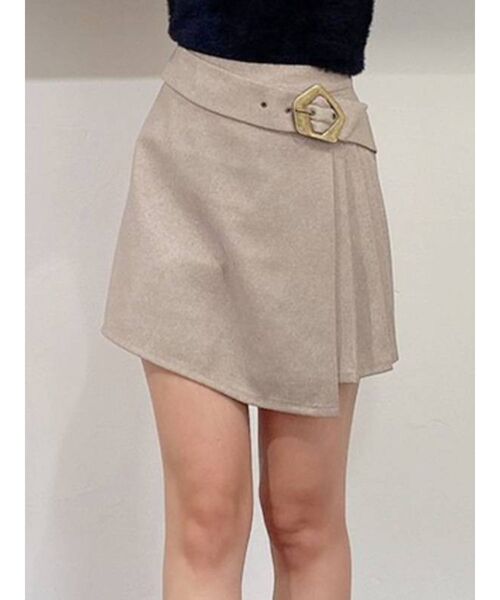 RESEXXY（リゼクシー）の「プリーツスカパン（その他パンツ・レディース・ベージュ/ブラック/ブラウン・FREE）」の3枚目の写真