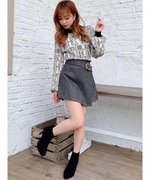 RESEXXY（リゼクシー）の「プリーツスカパン（その他パンツ・レディース・ベージュ/ブラック/ブラウン・FREE）」の8枚目の写真