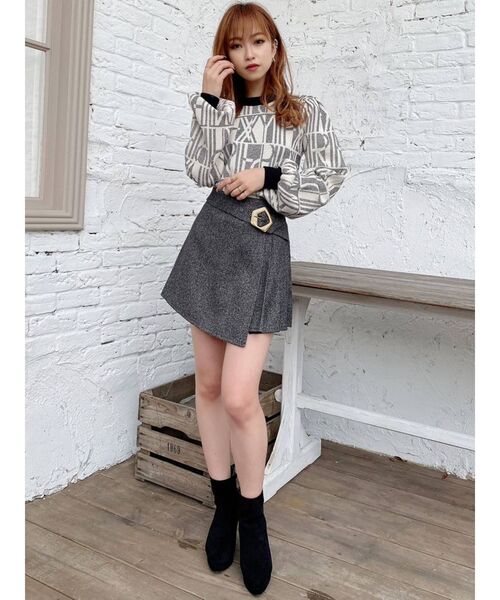 RESEXXY（リゼクシー）の「プリーツスカパン（その他パンツ・レディース・ベージュ/ブラック/ブラウン・FREE）」の9枚目の写真