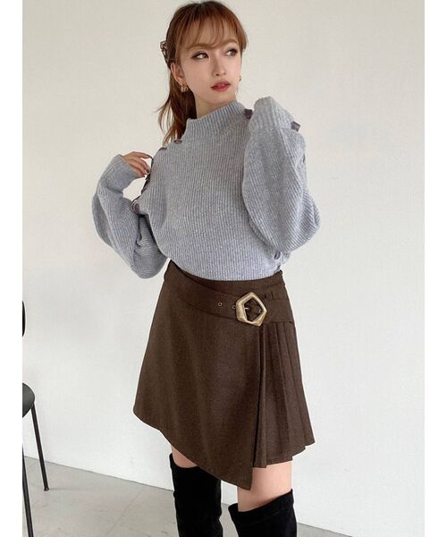 RESEXXY（リゼクシー）の「プリーツスカパン（その他パンツ・レディース・ベージュ/ブラック/ブラウン・FREE）」の19枚目の写真