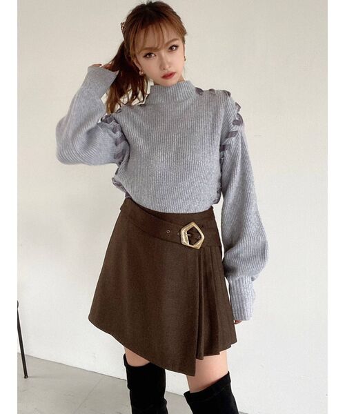 RESEXXY（リゼクシー）の「プリーツスカパン（その他パンツ・レディース・ベージュ/ブラック/ブラウン・FREE）」の20枚目の写真