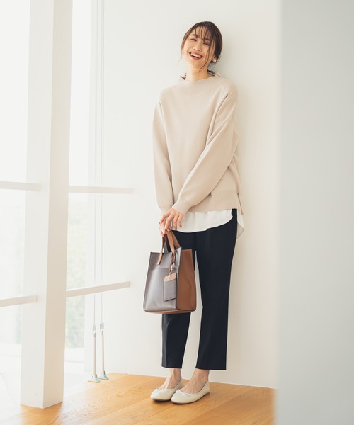 GLOBAL WORK(グローバルワーク)の「モノグラム2WAYトート/218058(トートバッグ・レディース・ブラック/ブラウン/ダークブラウン・FREE)」の19枚目の写真