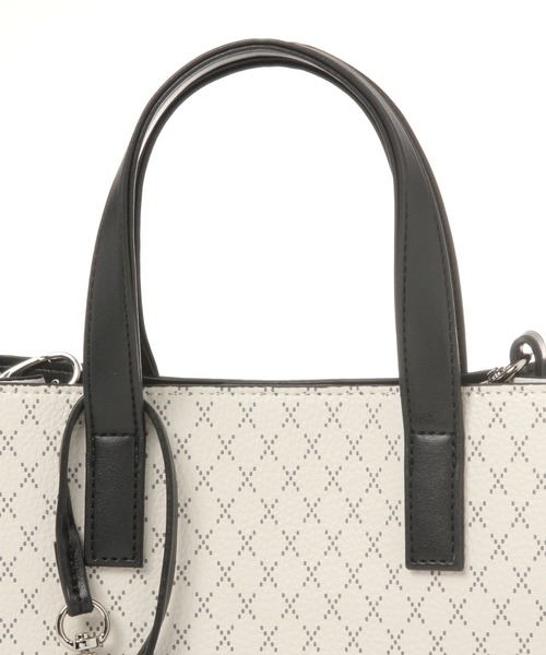 GLOBAL WORK(グローバルワーク)の「モノグラム2WAYトート/218058(トートバッグ・レディース・ブラック/ブラウン/ダークブラウン・FREE)」の10枚目の写真