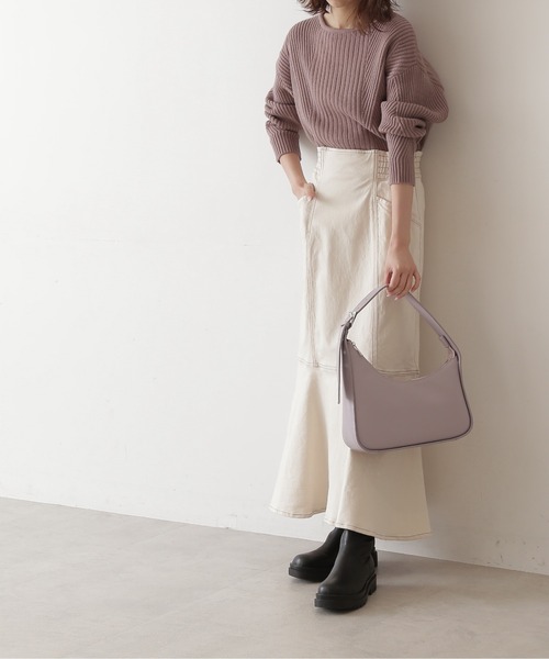 FREE'S MART（フリーズマート）の「◆ワンハンドルバッグ（ハンドバッグ・レディース・ブラック/ホワイト/パープル・ﾌﾘ-）」の4枚目の写真