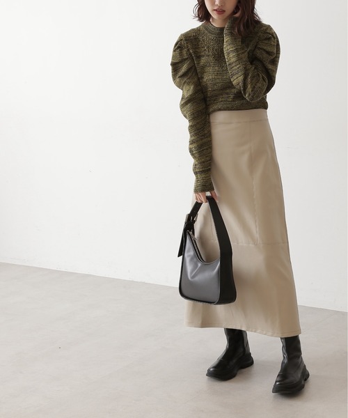 FREE'S MART（フリーズマート）の「◆ワンハンドルバッグ（ハンドバッグ・レディース・ブラック/ホワイト/パープル・ﾌﾘ-）」の5枚目の写真