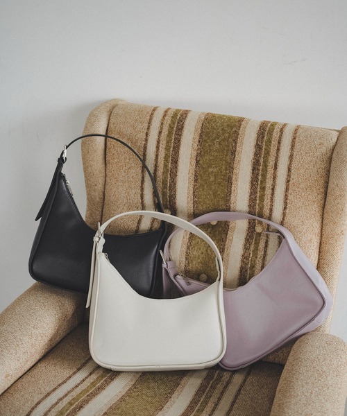 FREE'S MART（フリーズマート）の「◆ワンハンドルバッグ（ハンドバッグ・レディース・ブラック/ホワイト/パープル・ﾌﾘ-）」の11枚目の写真