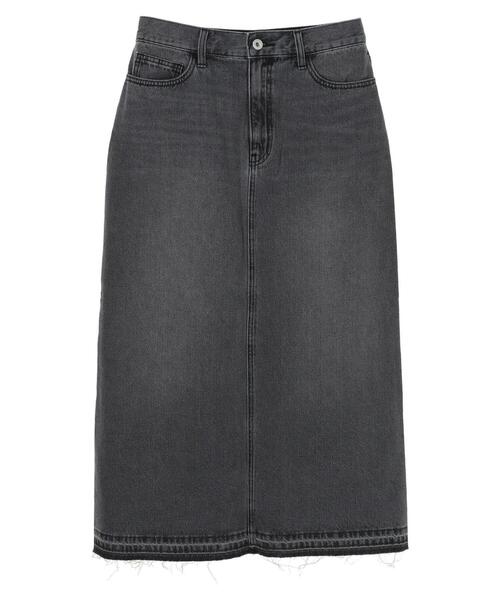 Green　Parks（グリーンパークス）の「タイトロングデニムスカート＊（デニムスカート・レディース・ブラック/インディゴブルー・M/L）」の18枚目の写真