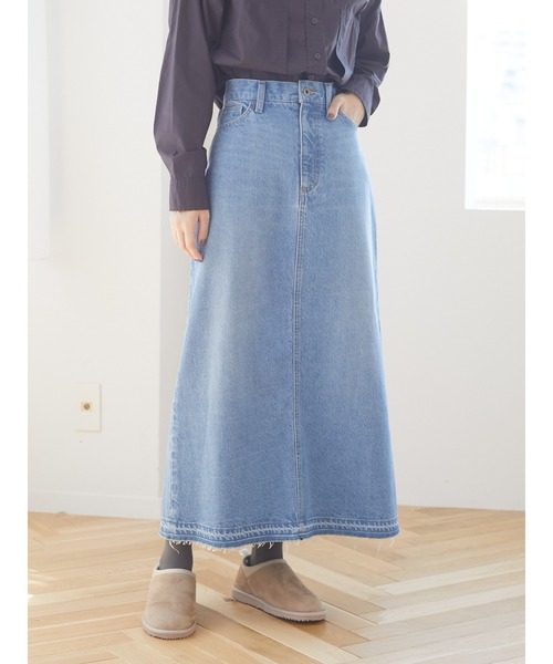 セール タイトロングデニムスカート デニムスカート Green Parks グリーンパークス のファッション通販 Zozotown