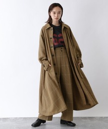 JEANASIS チェックショールコート JEANASIS チェックショールコート