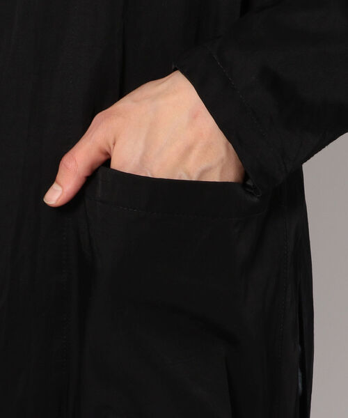 KMRii（ケムリ）の「【別注】KMRii/ケムリ/Tailored Long Coat/RFM（ステンカラーコート・メンズ・ブラック・1/2）」の8枚目の写真