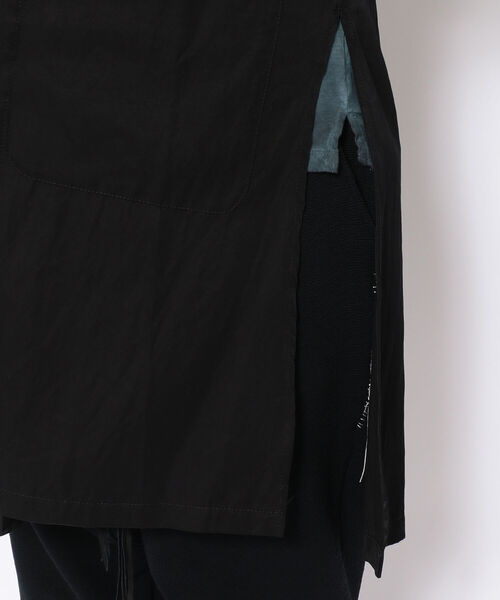 KMRii（ケムリ）の「【別注】KMRii/ケムリ/Tailored Long Coat/RFM（ステンカラーコート・メンズ・ブラック・1/2）」の9枚目の写真