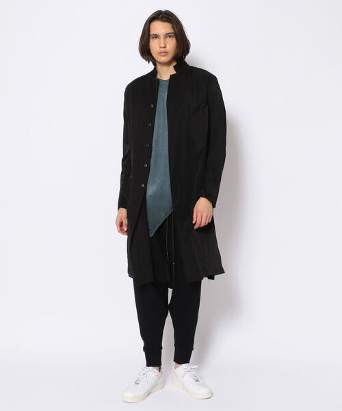 KMRii（ケムリ）の「【別注】KMRii/ケムリ/Tailored Long Coat/RFM（ステンカラーコート・メンズ・ブラック・1/2）」の11枚目の写真