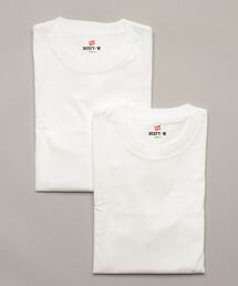 HANES | 【HANES/ヘインズ】ＢＥＥＦＹ　ＬＯＮＧＳＬＥＥＶＥ　Ｔ２Ｐ　Ｈ５１８６－２　ビーフィー　ロンT　2枚組　無地　ユニセックス(Tシャツ/カットソー)