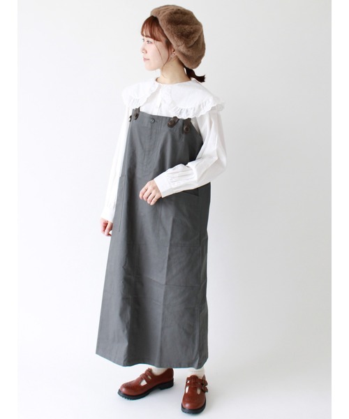 ehka sopo（エヘカソポ）の「エコファーベレー（ハンチング/ベレー帽・レディース・ブラック/ベージュ/モカ・ﾌﾘ-）」の10枚目の写真