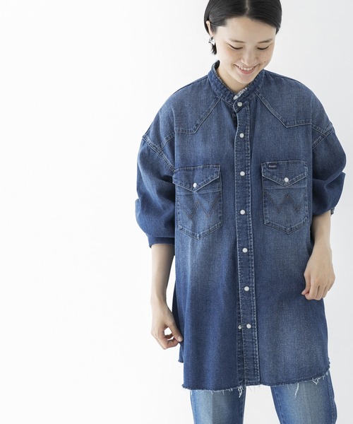 Wrangler（ラングラー）の「『別注』Wrangler×URBAN RESEARCH　DENIM SHIRTS（シャツ/ブラウス・レディース・ブルー・FREE）」の13枚目の写真