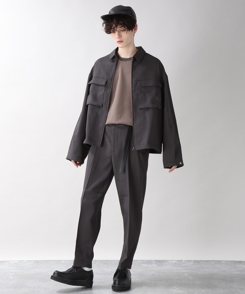 RAGEBLUE（レイジブルー）の「ケミステック/柄ビッグブルゾン＜セットアップ着用可能＞/957897（ブルゾン・メンズ・キャメル/ダークグレー・MEDIUM/LARGE）」の17枚目の写真