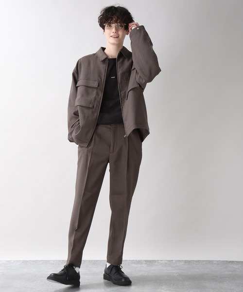 RAGEBLUE（レイジブルー）の「ケミステック/柄ビッグブルゾン＜セットアップ着用可能＞/957897（ブルゾン・メンズ・キャメル/ダークグレー・MEDIUM/LARGE）」の13枚目の写真