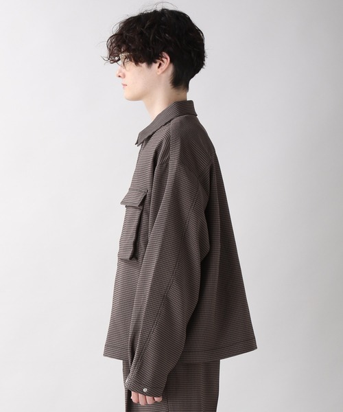 RAGEBLUE（レイジブルー）の「ケミステック/柄ビッグブルゾン＜セットアップ着用可能＞/957897（ブルゾン・メンズ・キャメル/ダークグレー・MEDIUM/LARGE）」の9枚目の写真