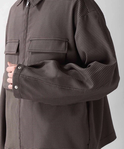 RAGEBLUE（レイジブルー）の「ケミステック/柄ビッグブルゾン＜セットアップ着用可能＞/957897（ブルゾン・メンズ・キャメル/ダークグレー・MEDIUM/LARGE）」の8枚目の写真