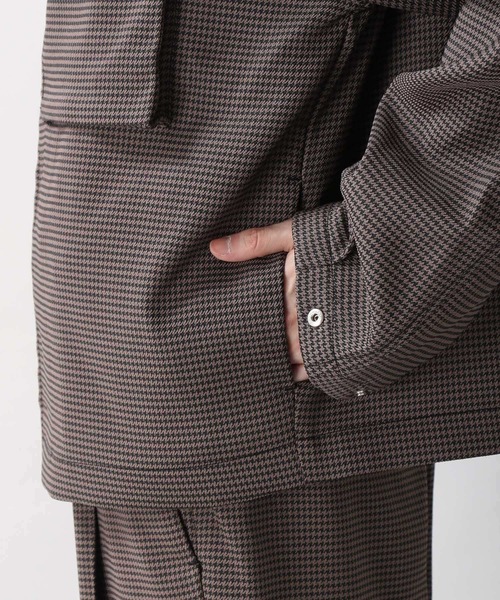 RAGEBLUE（レイジブルー）の「ケミステック/柄ビッグブルゾン＜セットアップ着用可能＞/957897（ブルゾン・メンズ・キャメル/ダークグレー・MEDIUM/LARGE）」の6枚目の写真