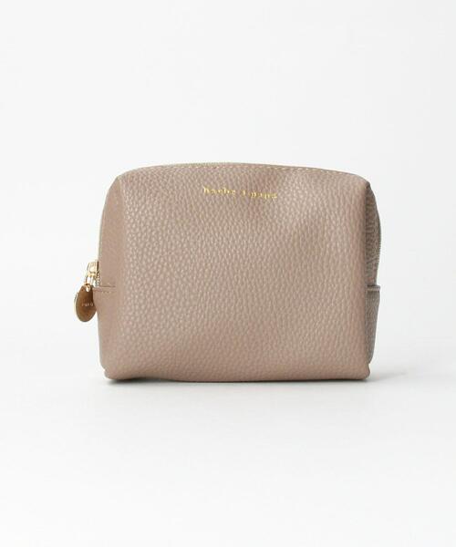 THE STATION STORE(ザ ステーション ストア)の「<Joji Joli(ジョリジョリ)>スクエアポーチ(ポーチ・レディース・ホワイト/ベージュ/シルバー・FREE)」の3枚目の写真