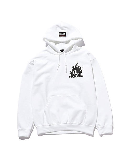 FULL-BK（フルビーケー）の「EDGE HOUSE PARKA（パーカー・メンズ・ホワイト/ブラック・X-LARGE/LARGE/MEDIUM）」の2枚目の写真