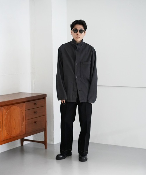 O（オー）の「yass BELTED DENIM TROUSER（デニムパンツ・メンズ・ブラック/ノンウォッシュ・S/M）」の20枚目の写真