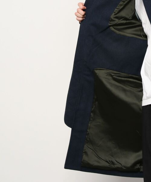 G-STAR（ジースター）の「LONG WOOL COAT/ウールコート（ステンカラーコート・メンズ・ブルー系その他・MEDIUM/X-SMALL/LARGE/SMALL）」の11枚目の写真