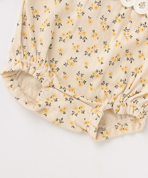 petit main（プティマイン）の「ロンパースBIBセット（ロンパース・キッズ・ライトピンク/ライトベージュ・70cm/80ｃｍ）」の9枚目の写真