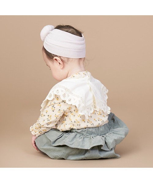 petit main（プティマイン）の「ロンパースBIBセット（ロンパース・キッズ・ライトピンク/ライトベージュ・70cm/80ｃｍ）」の18枚目の写真