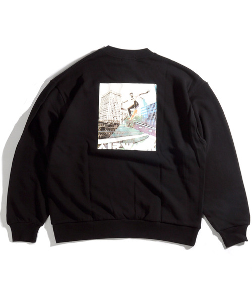 WIND AND SEA 旧タグバックロゴプリント スウェット ブラック XL WIND AND SEA 旧タグバックロゴプリント スウェット ブラック XL