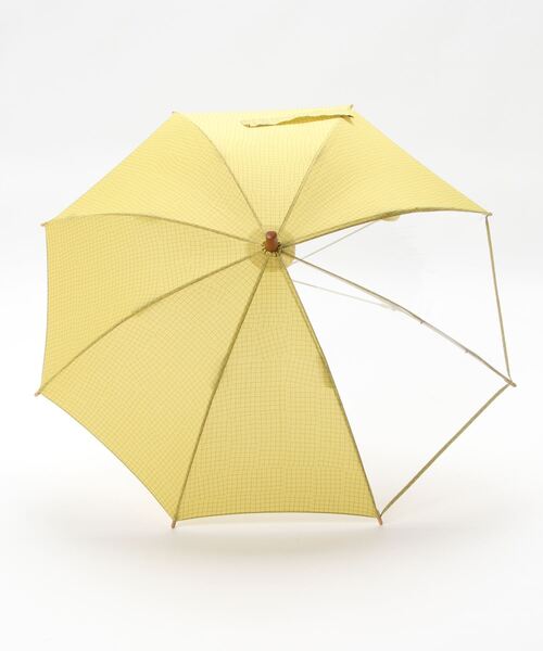 392 plusm（サンキューニプリュスエム）の「Umbrella Kids 45 - check - 790193（長傘・キッズ・ベージュ/オフホワイト/イエロー/グリーン・45cm）」の16枚目の写真