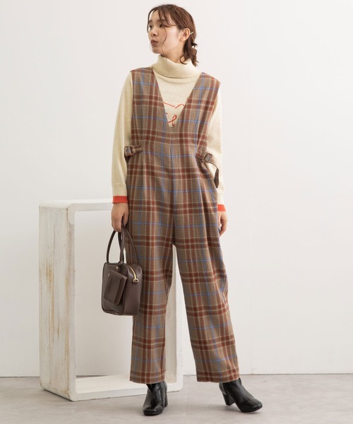 POU DOU DOU（プードゥドゥ）の「バードインターシャタートルニット（ニット/セーター・レディース・アイボリー/ベージュ/ダークグレー・3）」の5枚目の写真