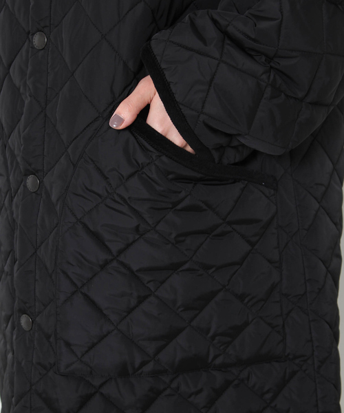 Barbour(バブアー)の「【Barbour】HOODED LIDDESDALEキルティングコート(その他アウター・レディース・ブラック/カーキ・フリー)」の4枚目の写真