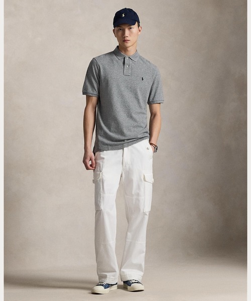 POLO RALPH LAUREN(ポロ ラルフ ローレン)の「アイコニック メッシュ ポロシャツ(ポロシャツ・メンズ・グレー系・XL/XXL/M/S/L/XS)」の6枚目の写真