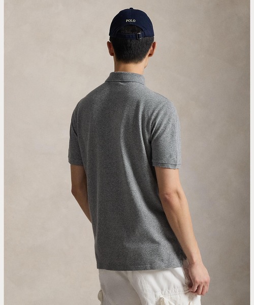 POLO RALPH LAUREN(ポロ ラルフ ローレン)の「アイコニック メッシュ ポロシャツ(ポロシャツ・メンズ・グレー系・XL/XXL/M/S/L/XS)」の5枚目の写真