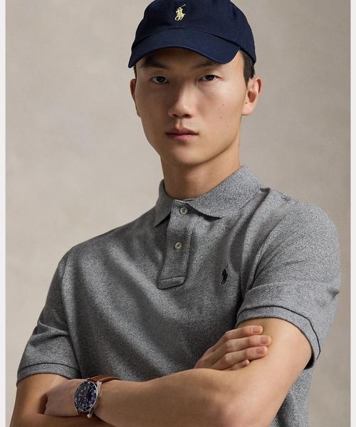 POLO RALPH LAUREN(ポロ ラルフ ローレン)の「アイコニック メッシュ ポロシャツ(ポロシャツ・メンズ・グレー系・XL/XXL/M/S/L/XS)」の4枚目の写真