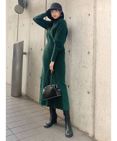 EMODA（エモダ）の「カーブラウンドハンドバッグ（ハンドバッグ・レディース・ブラック/ブラウン・FREE）」の8枚目の写真